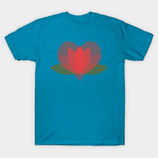Water lily heart T-Shirt
